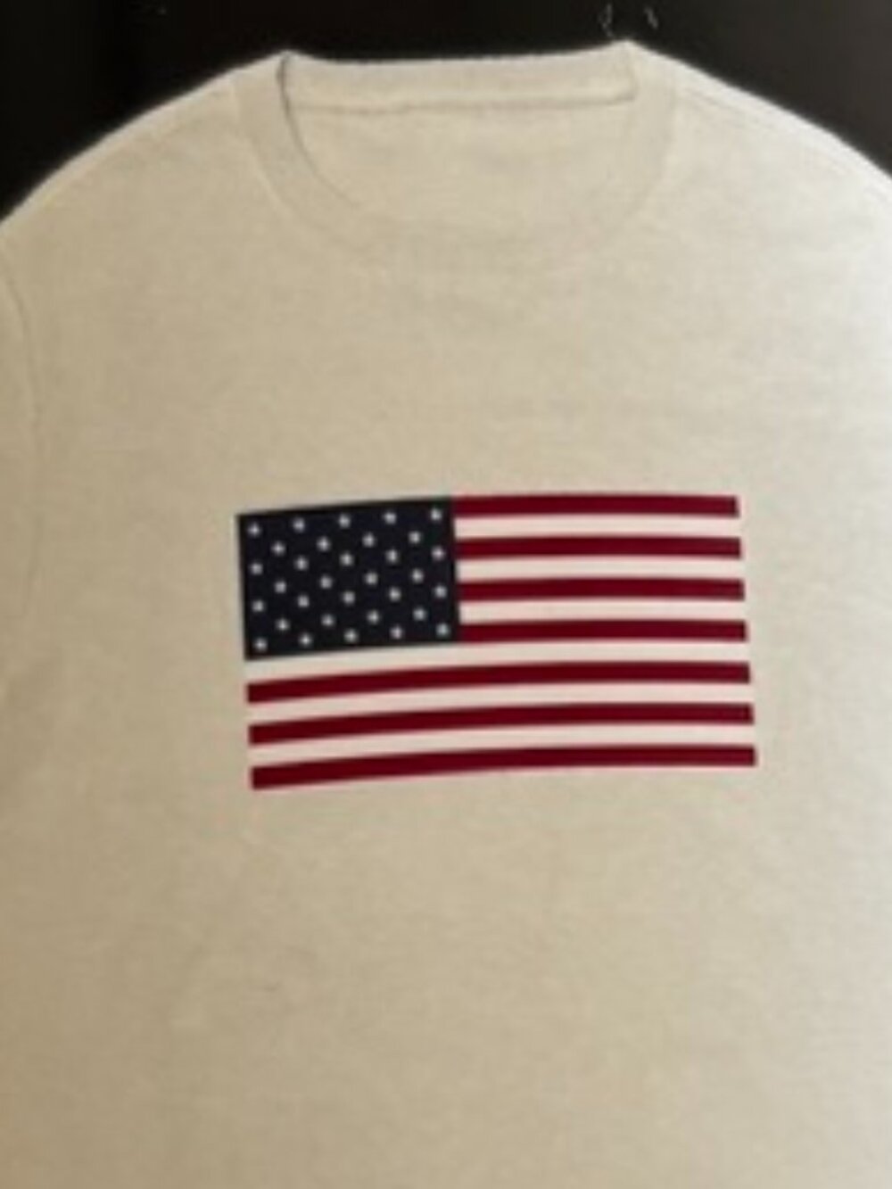 Women’s Patriotic American Flag T-Shirt White Size Small NWT